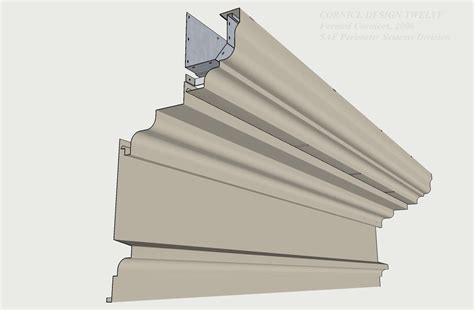 metal cornice fabrication|exterior aluminum cornice.